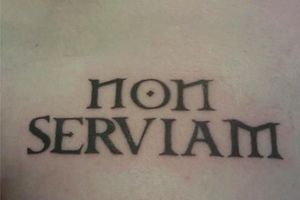 Possibly the only word tattoo that I would want on my body. 