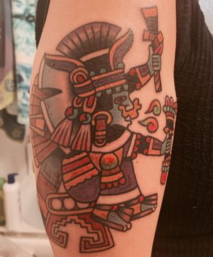 Chalchiuhtlicue, Aztec water goddess, (Diosa Aztec del Agua) by El Chimu. 