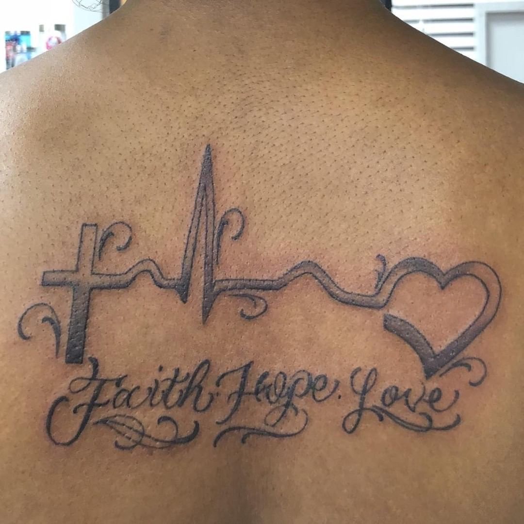 Tattoo uploaded by Danie Paul • Faith. Hope. Love. • Tattoodo