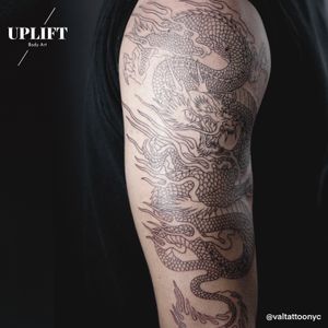 Dragon tattoo by Val