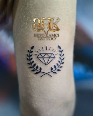 Elmas & Zeytin Dalı Dövmesi - Diamond & Olive Branch Tattoo