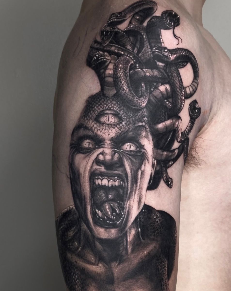 The Medusa Tattoo Designs and Meanings  The Skull and Sword