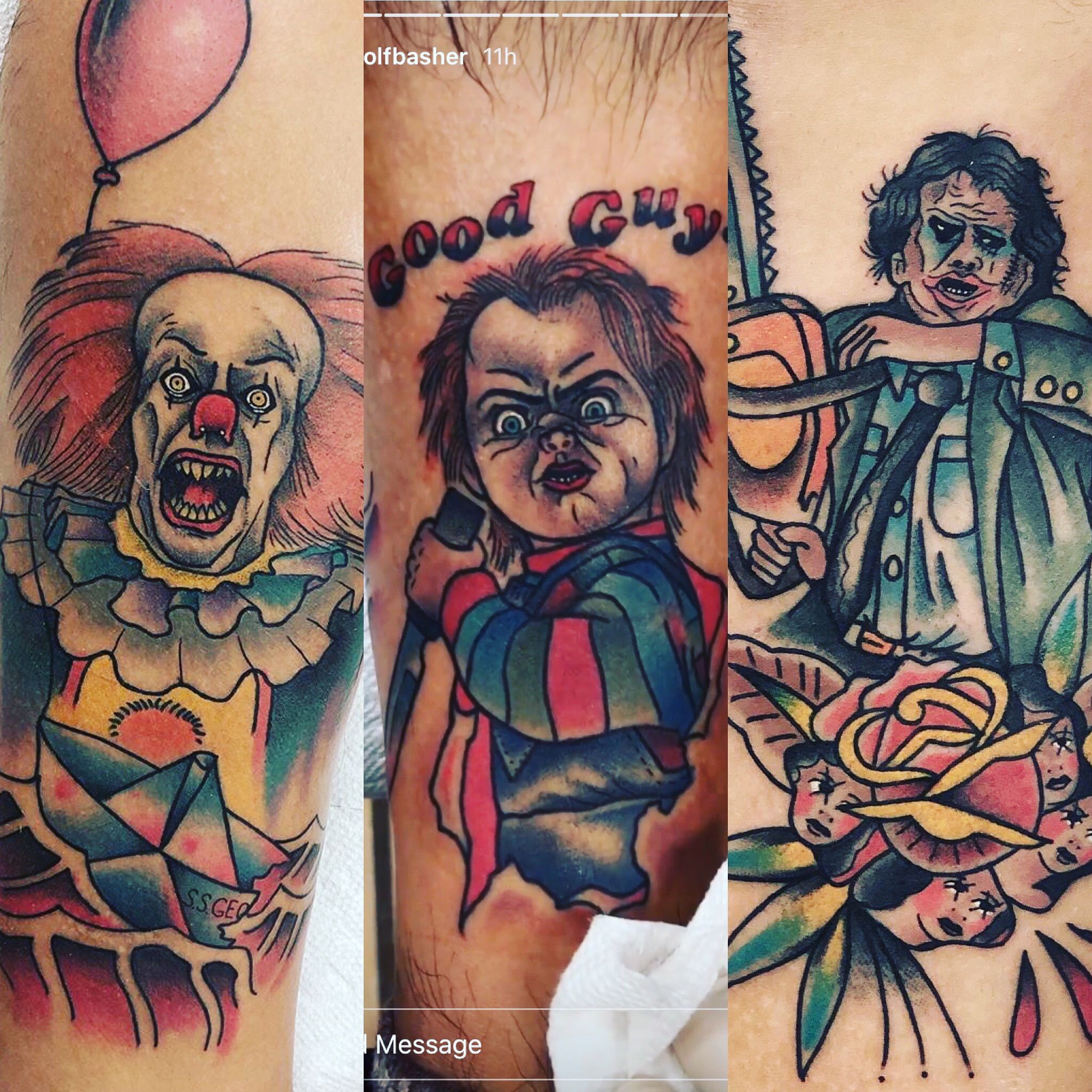 Tattoo uploaded by Thomas Kraft • Horror sleeve • Tattoodo