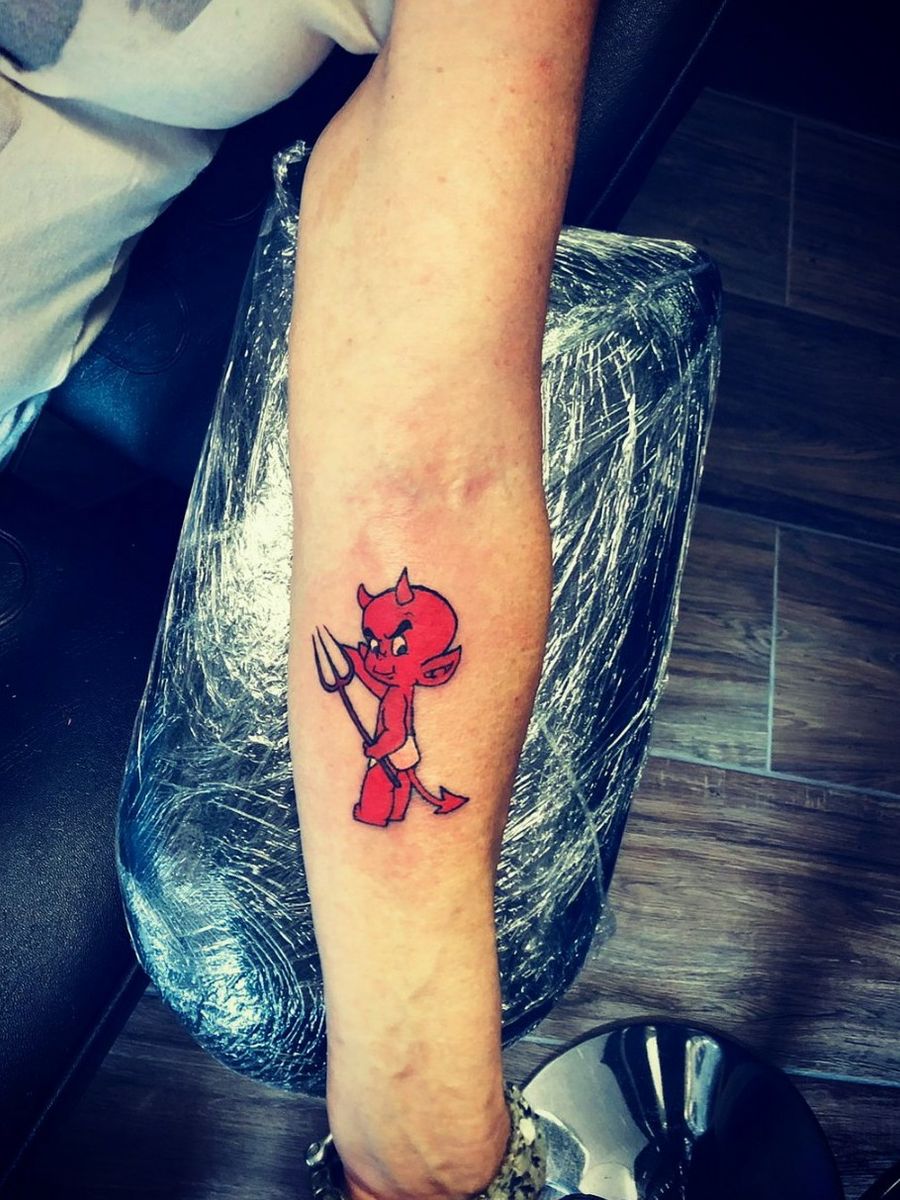 Tattoo uploaded by Inkrepublik tattoo studio • Hot Stuff little Red devil •  Tattoodo