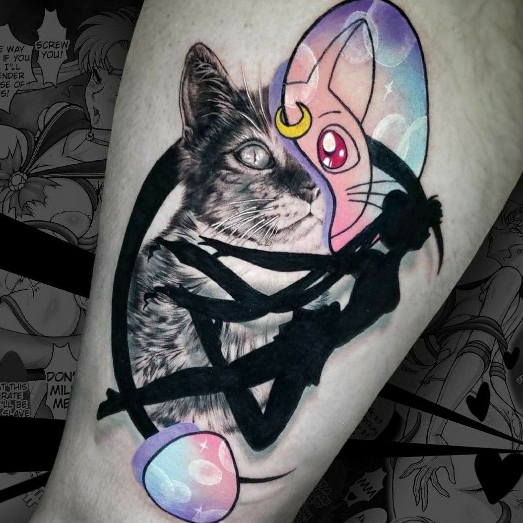 Luna sailormoon tattoo sailormoontattoo instagram kawaiitattoo Sailor  Moon  Sailor moon tattoo Kawaii tattoo Stitch tattoo