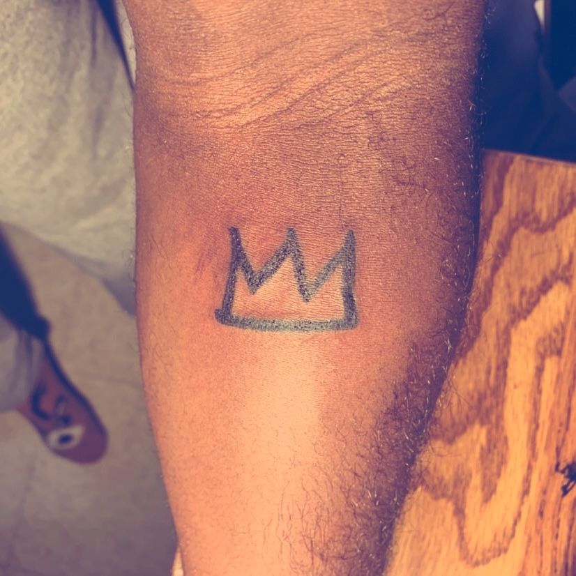 Tattoo uploaded by @cbinkart • Basquiat Crown • Tattoodo