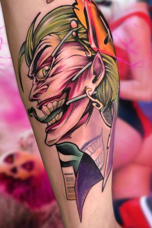 🖤JOKER🖤 LEG TATTOO