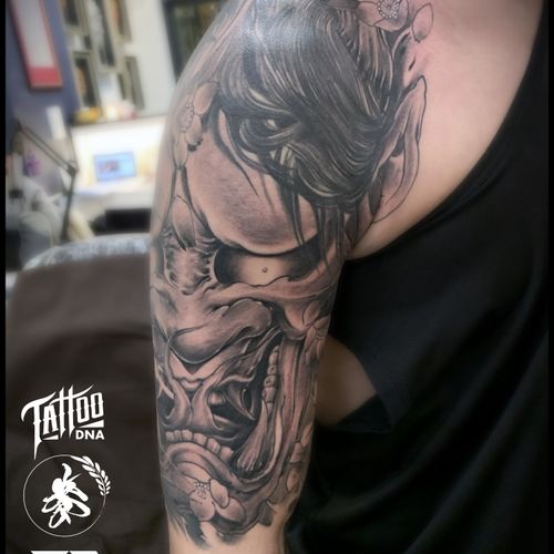 Tattoo Uploaded By Michael Chen 般若 櫻花 Inprogresstattoo 刺青 Tattoo 紋身 Hannya 麥刺青 Irezumi Toptattooartist Tattoooftheday Besttattoooftheday Taichung 台中 Taiwan 台灣 台中刺青 Japanesetattoo Japanesestyle Chineseculture 傳統圖