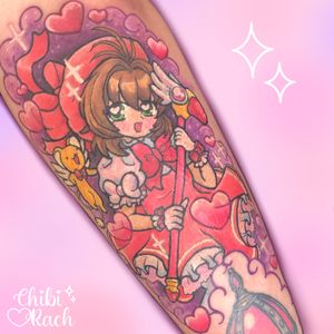 Cardcaptor Sakura with Kero anime tattoo