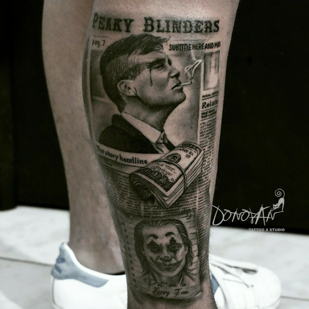 Don't F*** With The Peaky Blinders @gallerytattoocompany @_numb_skulled . .  #tattoo #tattoos #tattooing #tattooist #tattooart… | Instagram