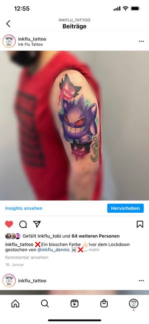 Tattoo by Ink flu 