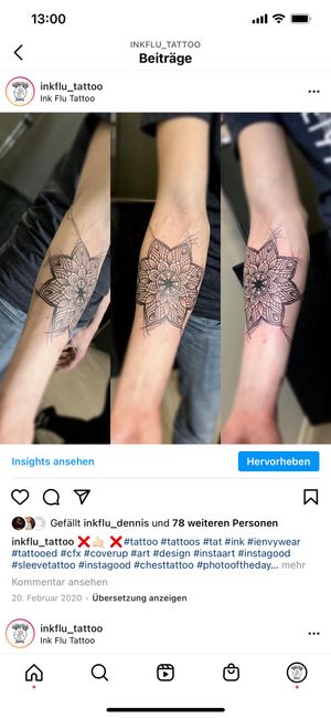 Tattoo by Ink flu 