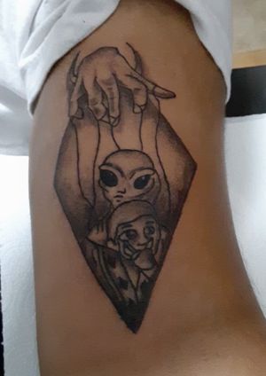 alien tattoo #alien #productive 
