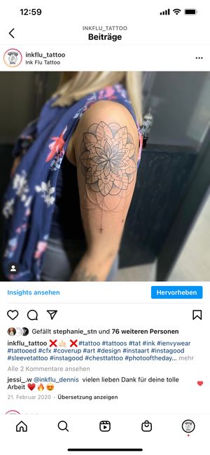 Tattoo by Ink flu 