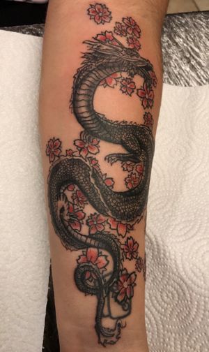 dragon tattoo other side 