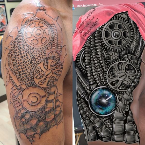Tattoo from Frank e mermaid