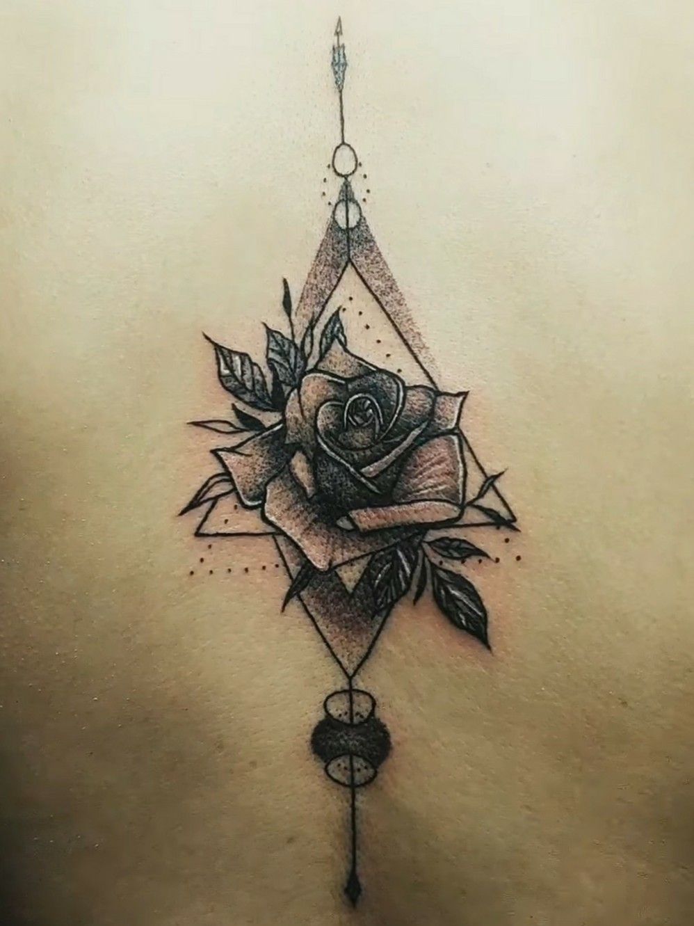 Tattoo uploaded by Alex Wikoff • Prisms by Chris Rigoni (via  IG-chrisrigonitattooer) #flower #watercolor #surrealism #geometric #rose  #pastel #chrisrigoni • Tattoodo