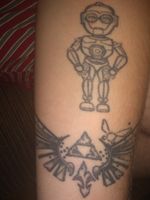 C3PO and a Legenda of Zelda tattoo