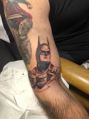 Batman on good vs evil sleeve