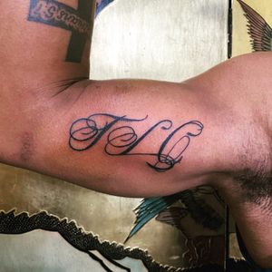 Tattoo by Aaron Nassberg #AaronNassberg #script #lettering