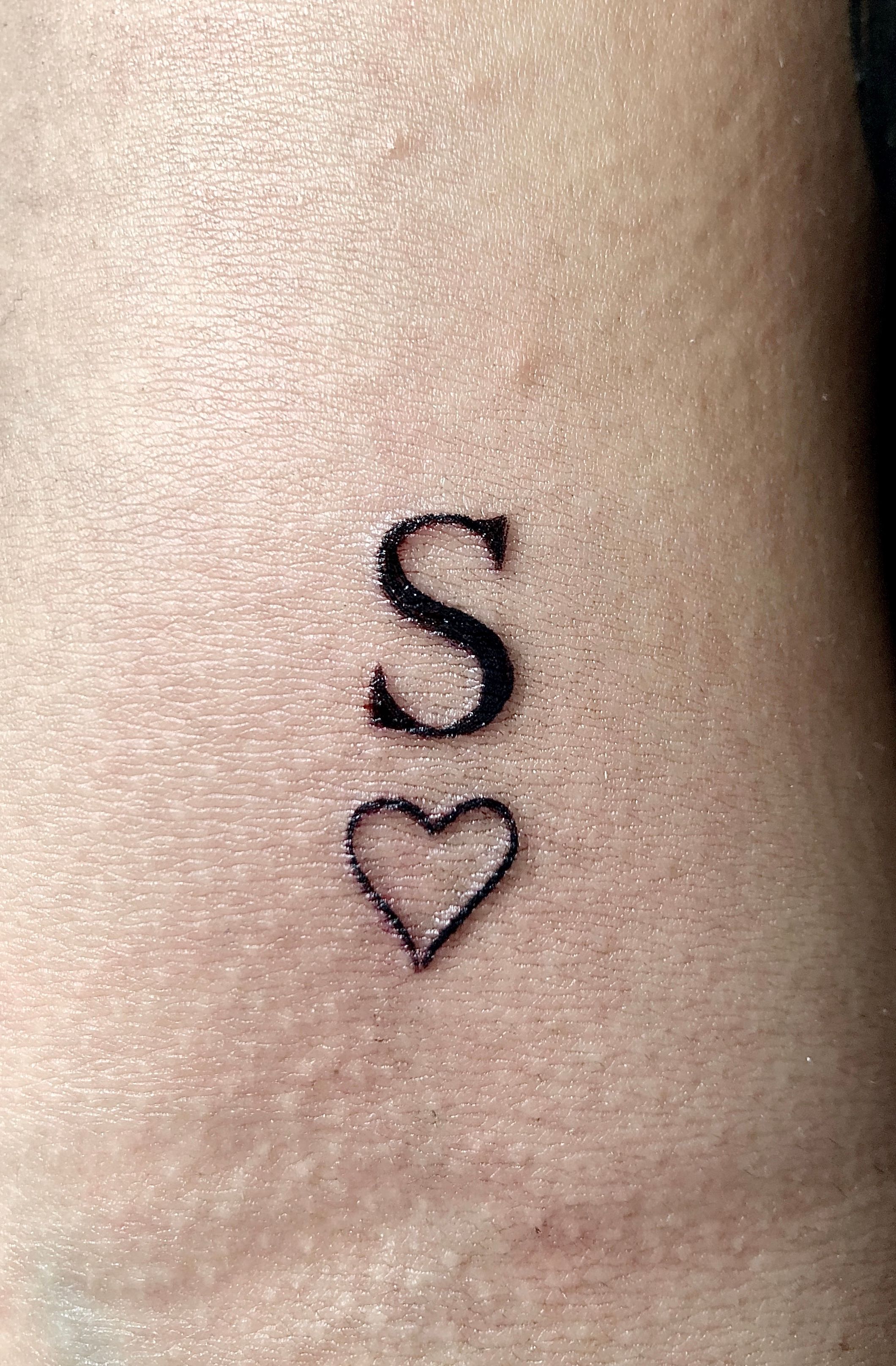 S Alphabet Tattoo Design With Name Edit - MyNameArts