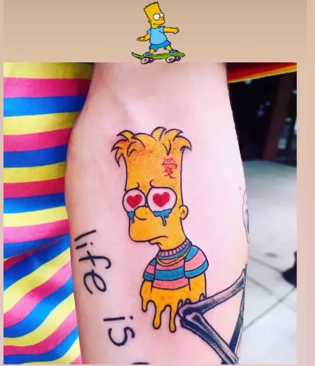 Tattoo uploaded by TariQ Fowler • Sadboy Bart • Tattoodo