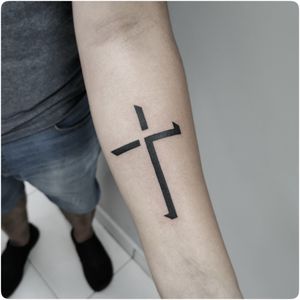 Tattoo uploaded by Jackson Takeda • • Cross ➕ • • Tattoodo