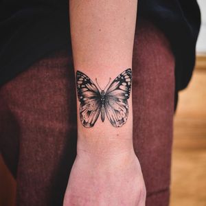 Butterfly By Deanna Lee @hideetattoo