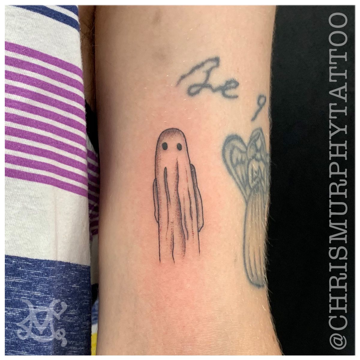 Tattoo Uploaded By Chris Murphy • Phoebe Bridgers Ghost • Tattoodo