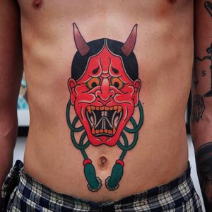 Hannya Mask By Lachie Grenfell @lahiegrenfell
