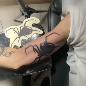  Black Spider Tattoo