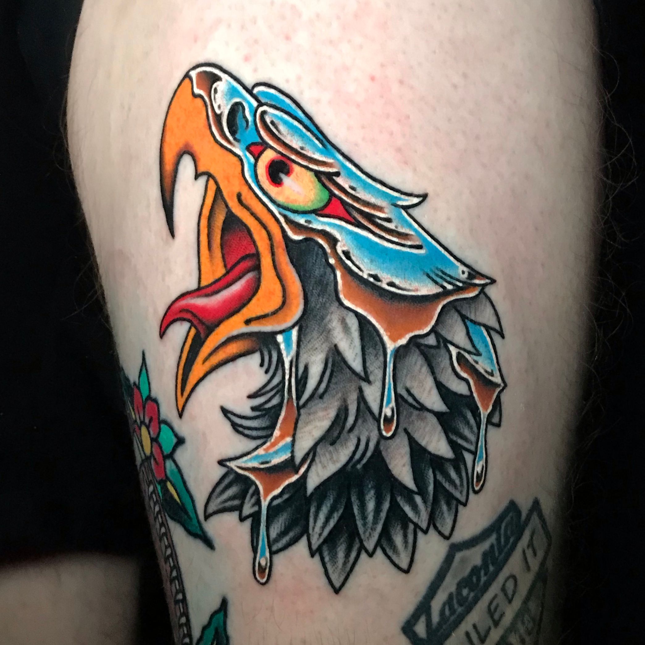 Ink and Madness on Tumblr: Tattoo done at Barracuda Tattoo Studio.