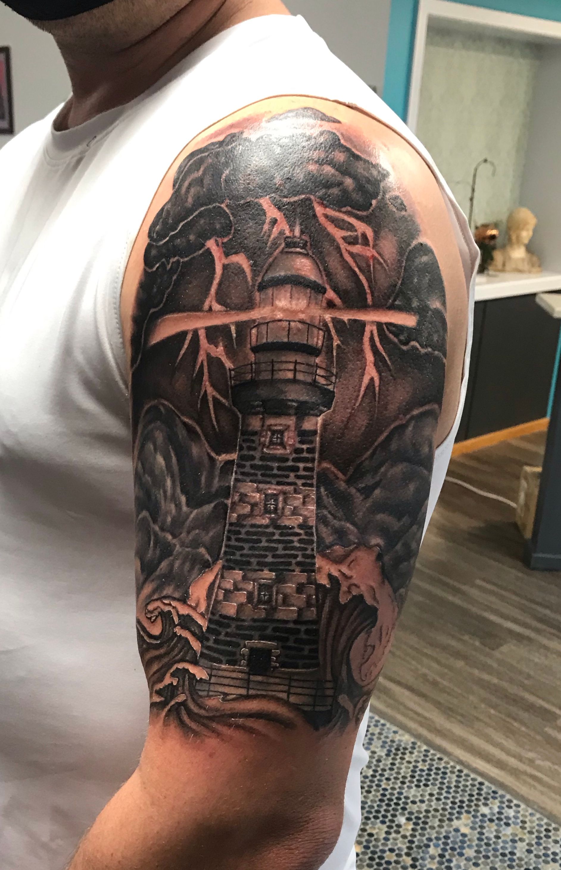 Lighthouse by Jaisy Ayers (WOODLANDS TX) : Tattoos