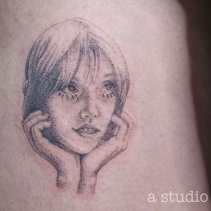 Wendy dotwork tattoo 