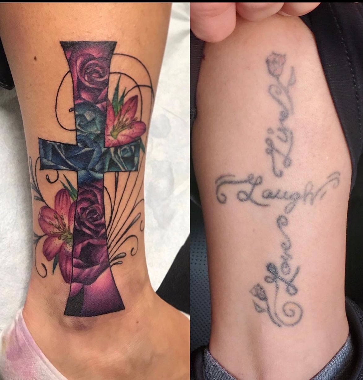 Cover up by Mike Eaton at Tattoo Asylum in Durham NC 4 hour session  r tattoos