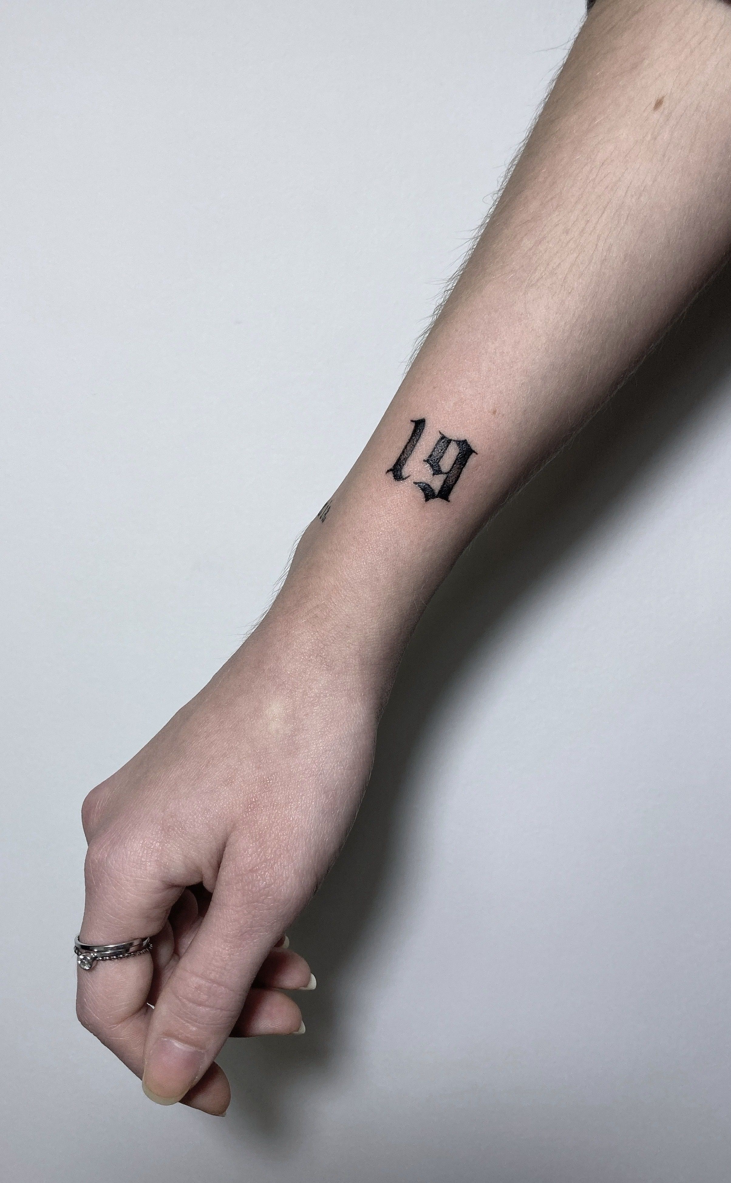 0-9 Number Temporary Tattoo Set - Set of 3 – Little Tattoos
