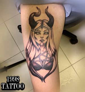 Witch Tattoo..Instagram: Teles.tattoo