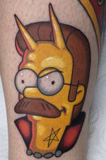 Ned Flanders Demonized #simpsons #simpsontattoo #halloween #flanders