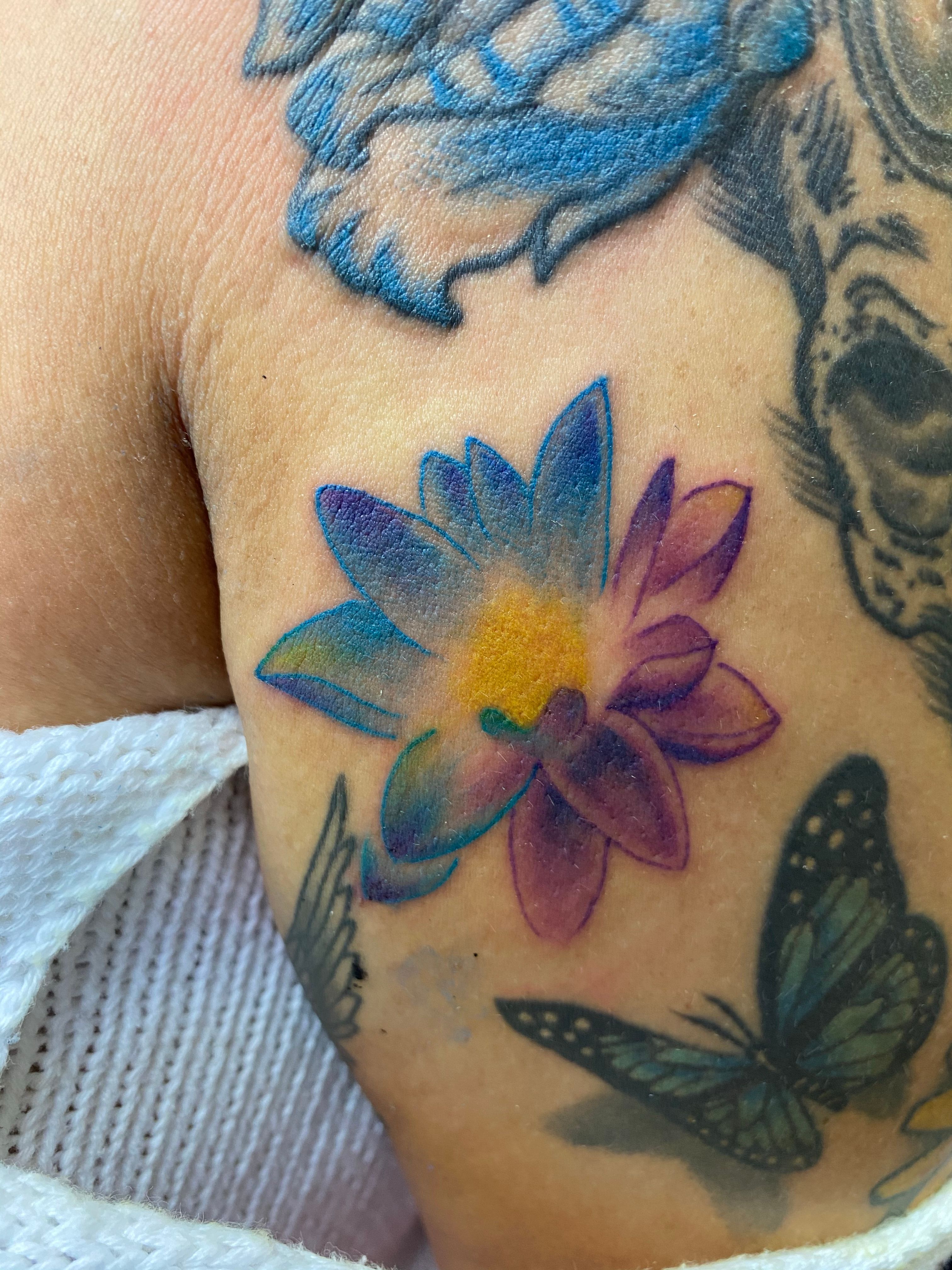 Full hand Colour Mehndi Design Tattoo with Flower Henna Tattoo Temporary  Body Tattoo Waterproof For Women