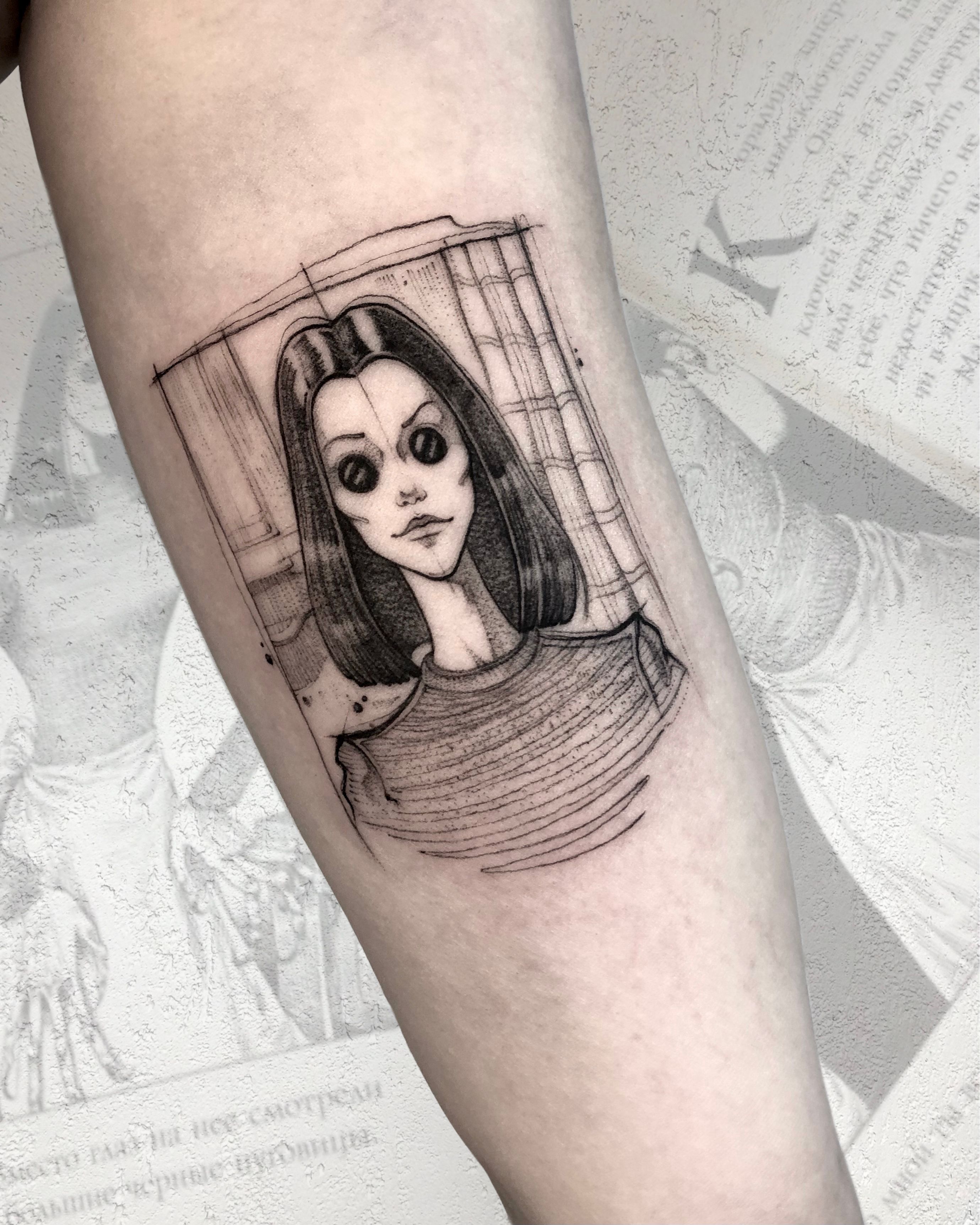 Man gets Wednesday Addams tattoo that looks more like Gollum  Kidspot