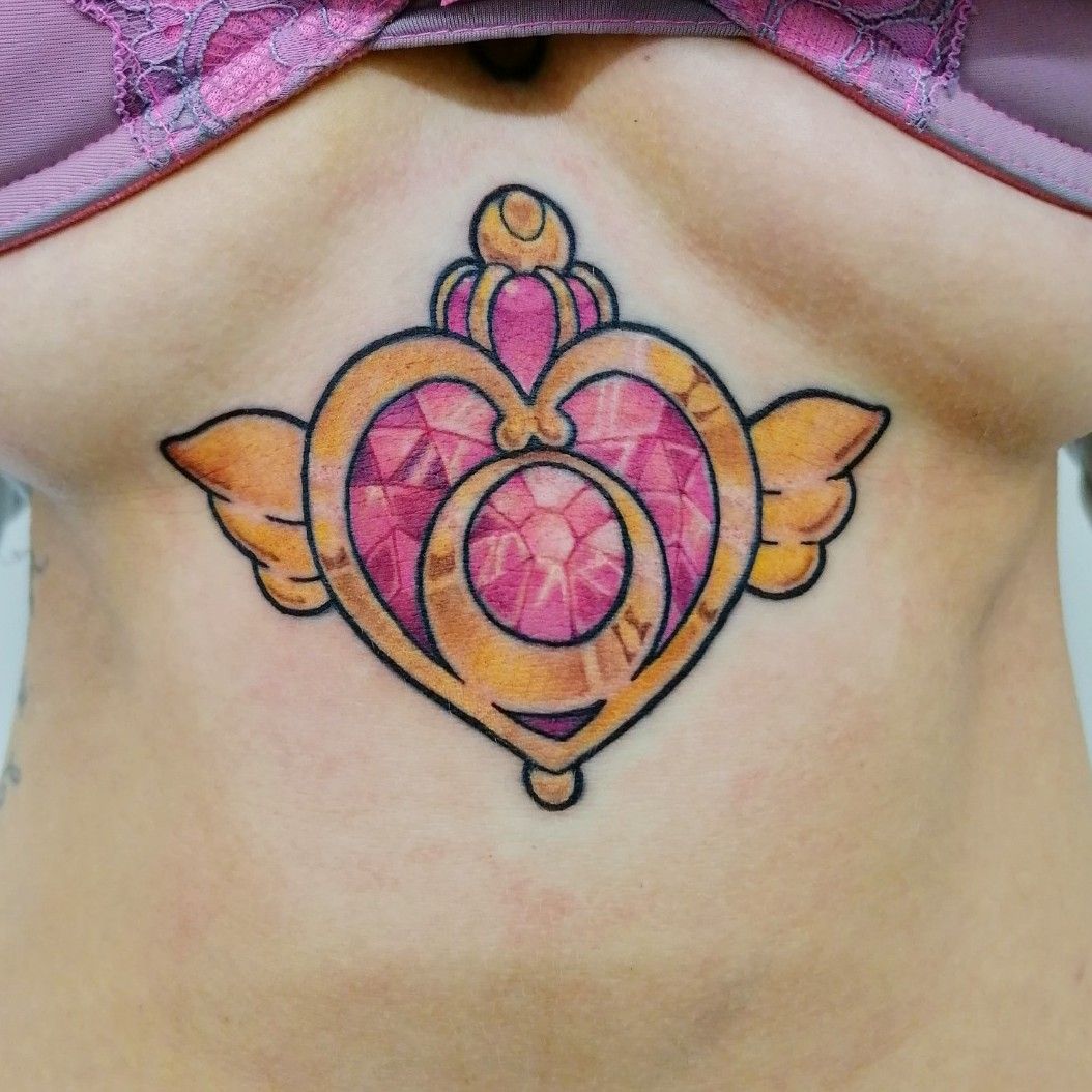 Gold heart Sailor Moon Sailor tattoos Drawing sailor moon pin flower  png  PNGEgg