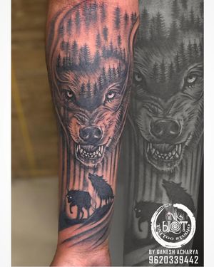 Custom wolf half sleeve tattoo done @inkblottattooz contact :9620339442 #tattoo #tattoos #tattooideas #tattooartist #tattoodesign #tattoogirl #sleevetattoo #tattoolife #tattoolove #tattooworld #tattoolovers #inkedgirls #tattooartists #tattooshop #jayanagar #banglore #karnataka #tattoomagazine