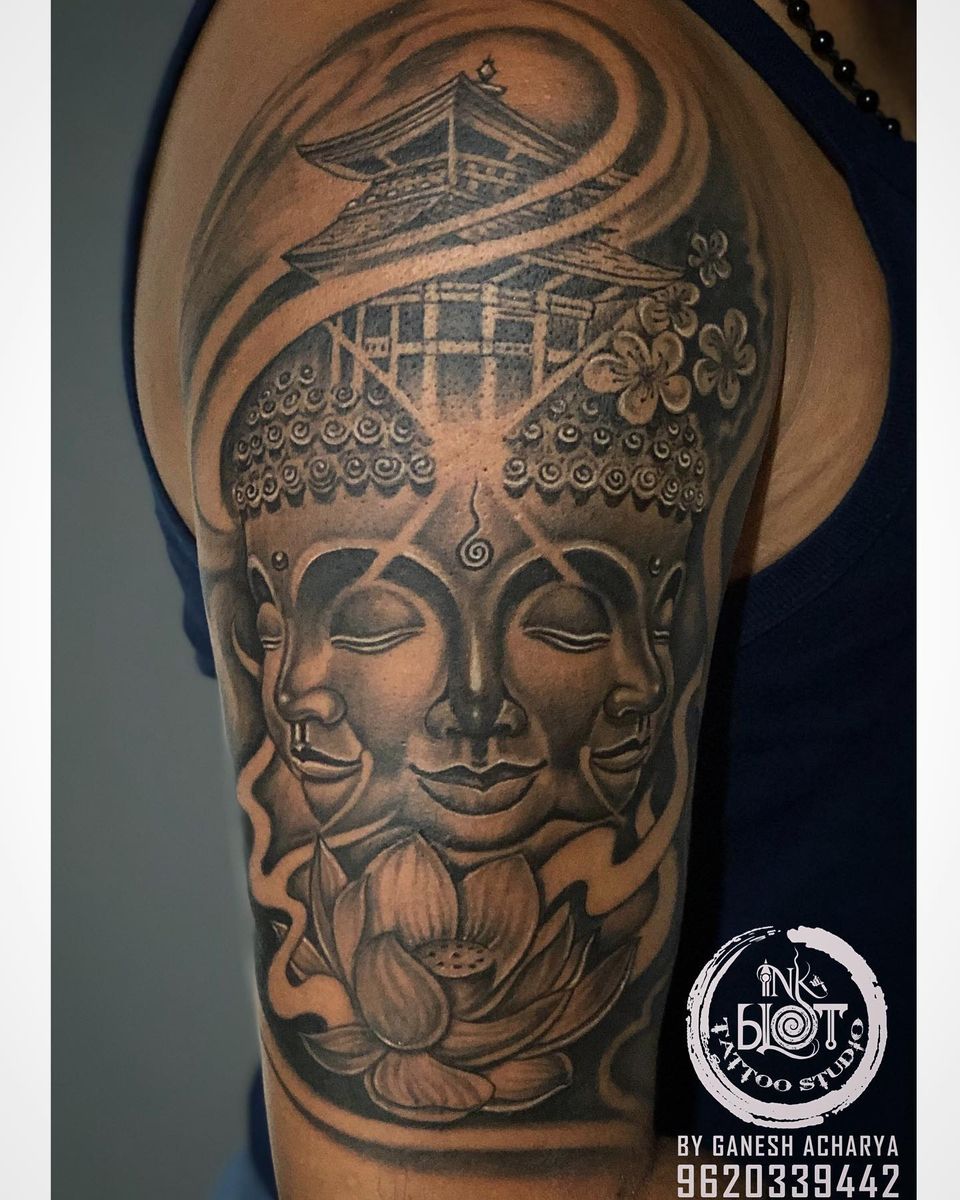 Tattoo Uploaded By Inkblot Tatoo Studio Custom Buddha N Buddhist 