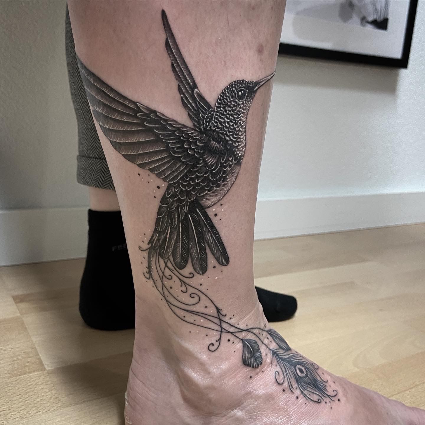 Tattoo uploaded by Robby Galvan  Hummingbird Sternum piece thanks for  looking hummingbirdtattoo underboobtattoo robbygalvantattoo  thetattooshopcarlsbadnm  Tattoodo