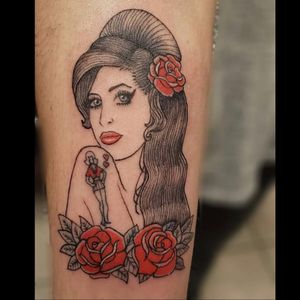 Amy Winehouse traditional tat!