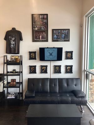 Studio waiting area