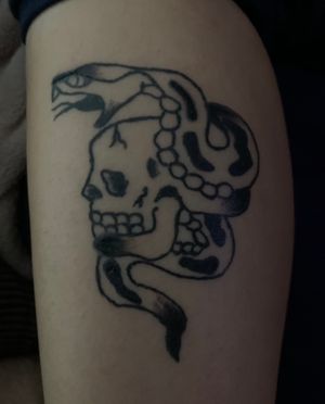 Done on a friend. Still had scabs on some parts sorry for the bad picture 