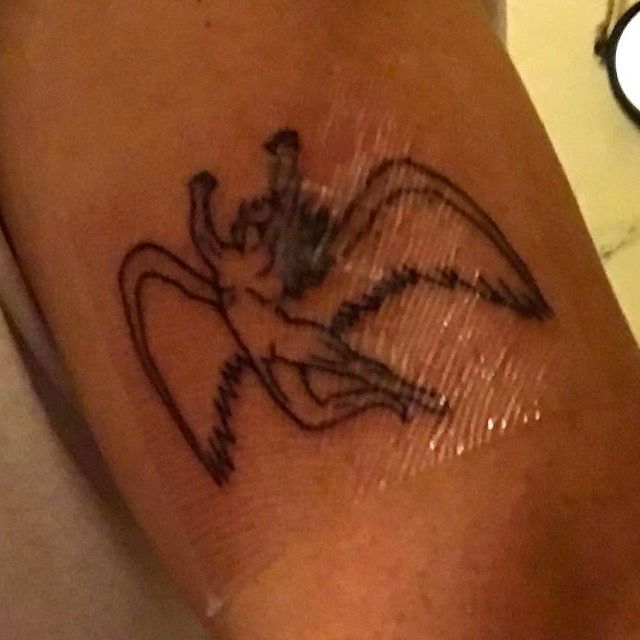 Led Zeppelin Icarus tattoo