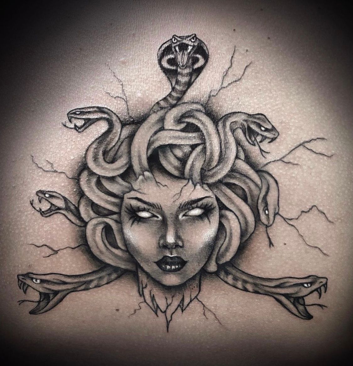 Medusa Realistic Tattoo  TATTOOGOTO