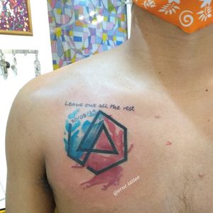 Linkin park tattoo watercolor